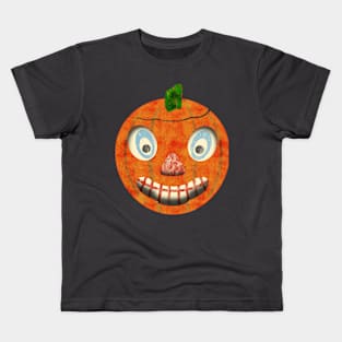 Vintage German Halloween Pumpkin Kids T-Shirt